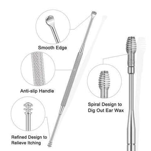 🔥Summer promotion🔥 Innovative Spring Ear Wax Cleaner Tool Set