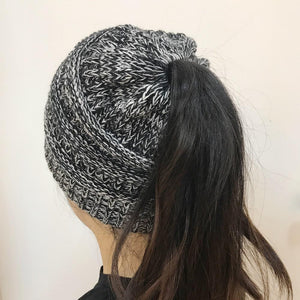 Ponytail Messy Bun Beanie