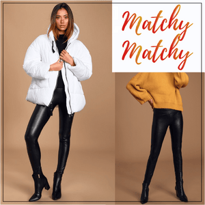 Heaven Touch™️ Leather Warm Fleece Leggings