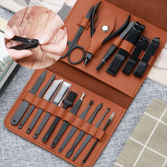 16PCS Stainless Steel Nail Clippers Kit – Empti Closets