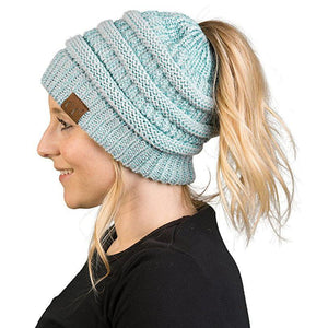 Ponytail Messy Bun Beanie