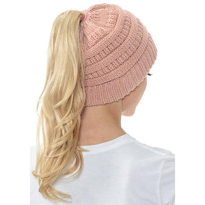 Ponytail Messy Bun Beanie