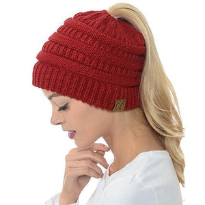 Ponytail Messy Bun Beanie